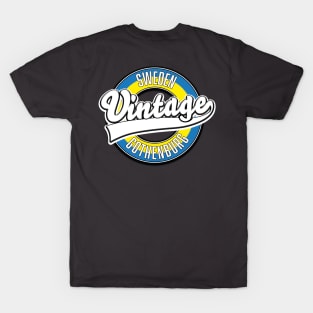 Gothenburg sweden vintage style logo T-Shirt